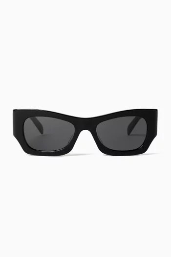 3-dots Cat-eye Sunglasses in Acetate