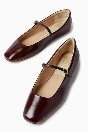 Reyes Ballet Flats in Leather