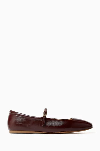 Reyes Ballet Flats in Leather