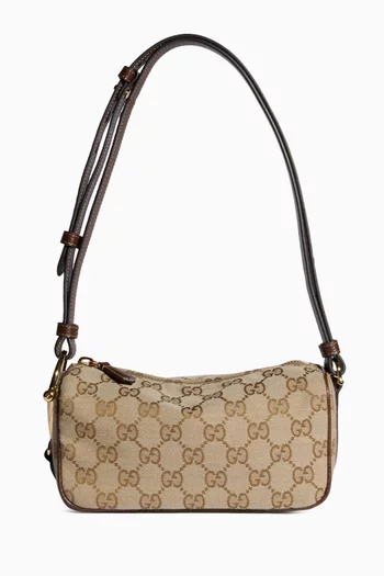 Half Horsebit Mini Bag in GG Canvas