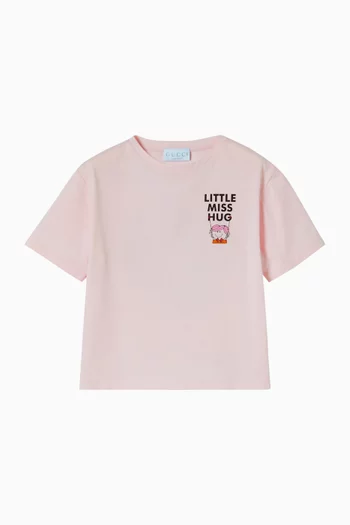 x MR. MEN™ LITTLE MISS™ Printed T-shirt in Cotton