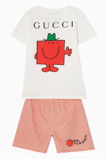Printed Swim Shorts in Nylon