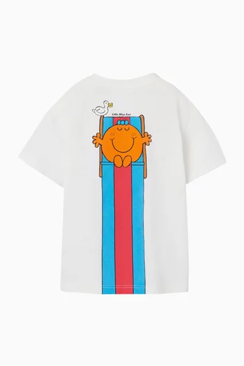 x MR. MEN™ LITTLE MISS™ Printed T-shirt in Cotton