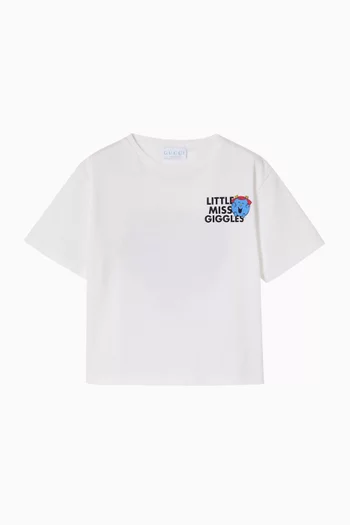 x MR. MEN™ LITTLE MISS™ Printed T-shirt in Cotton
