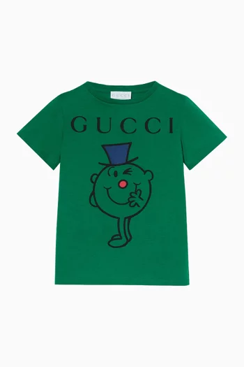 x MR. MEN™ LITTLE MISS™ Printed T-shirt in Cotton