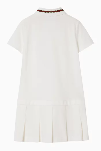 Web Mini Polo Dress in Cotton