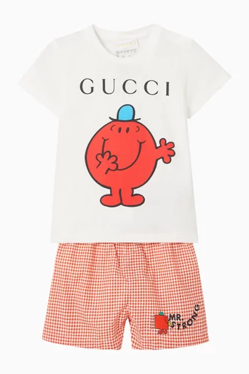 Graphic-print T-shirt in Cotton