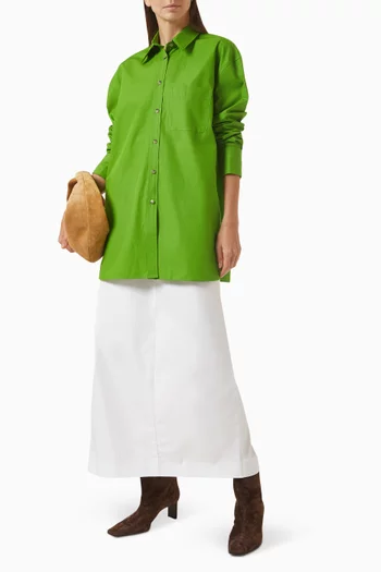 Newton Shirt in Organic Cotton Poplin