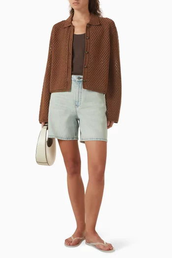 Knit Button-up Cardigan