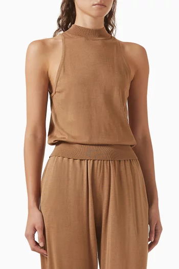 Top in Silk & Cotton