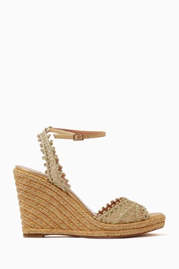 Kahlo 105 Wedges in Raffia
