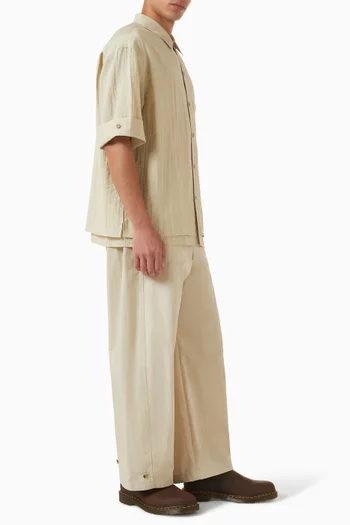 Double Layer Collared Shirt