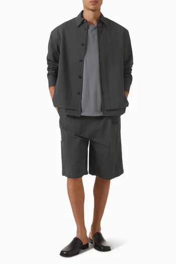 Garment Dyed Oversized T-shirt in Cotton