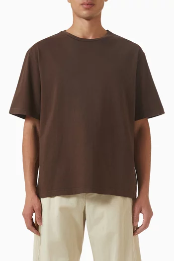 Garment Dyed Oversized T-shirt in Cotton