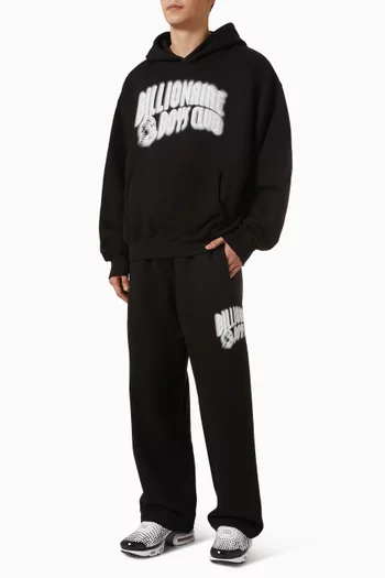 Distorted Arch-logo Sweatpants in Cotton