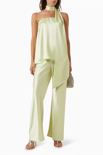 Tina Pants in Satin