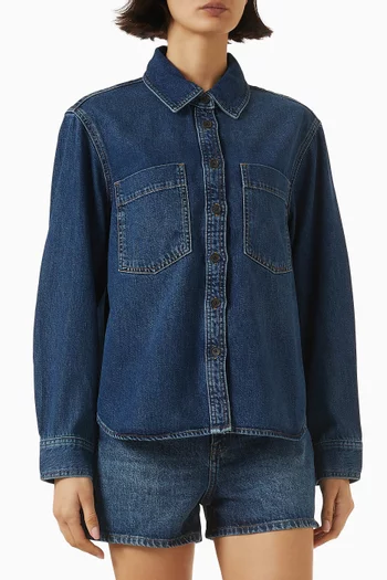 The Polished Shirt in Denim
