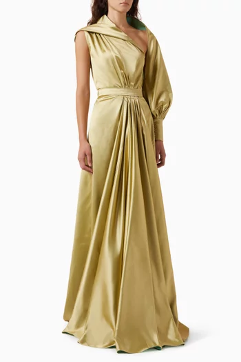 Amani Draped Gown