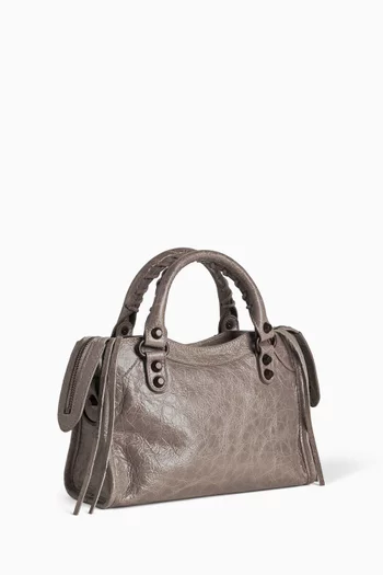 Mini Le City Bag in Arena Lambskin