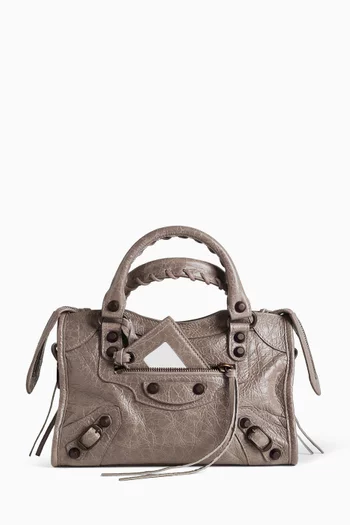 Mini Le City Bag in Arena Lambskin