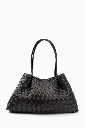 Medium Dimple Tote Bag in Leather