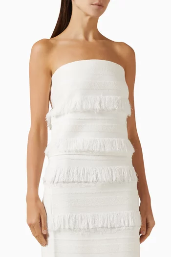 Cairo Knit Tube Top in Viscose Blend