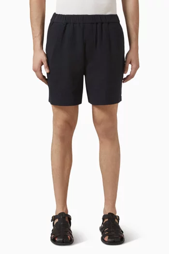 Open Weave Shorts in Cotton-blend