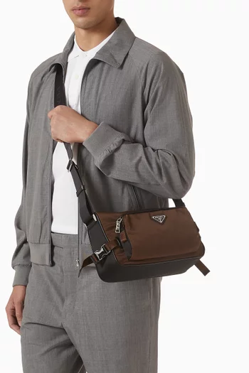 Logo Shoulder Bag in Re-nylon