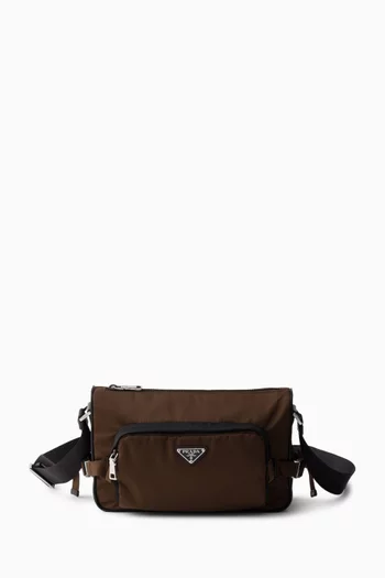 Logo Shoulder Bag in Re-nylon