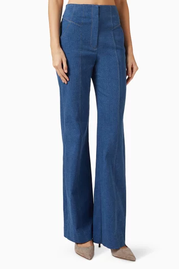Frenkle Wide-leg Jeans in Denim