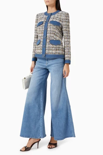 Jesse Ultra-flare Jeans in Denim
