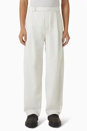 Relaxed-fit Barrel-leg Pants in Denim