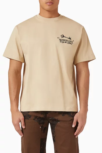 Extended Checkout T-shirt in Cotton