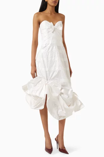 Beatrice Strapless Midi Dress