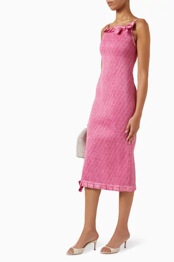 Audrey Bow Midi Dress
