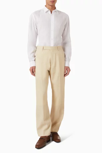 Buttoned Shirt in Linen