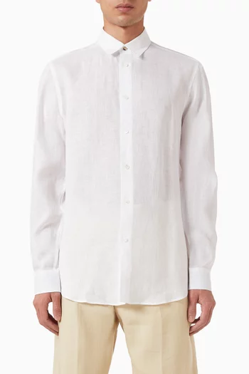 Buttoned Shirt in Linen