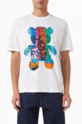 Teddy Graphic-print T-shirt in Cotton