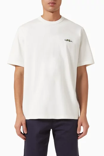 Oversized Logo T-shirt in Cotton
