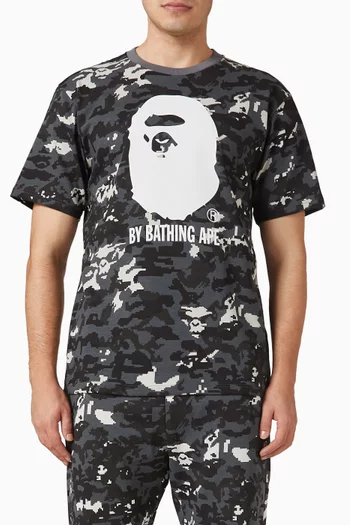 Multi Pixel Camo T-shirt in Cotton
