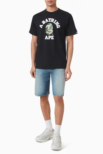 ABC Camo College T-shirt in Cotton