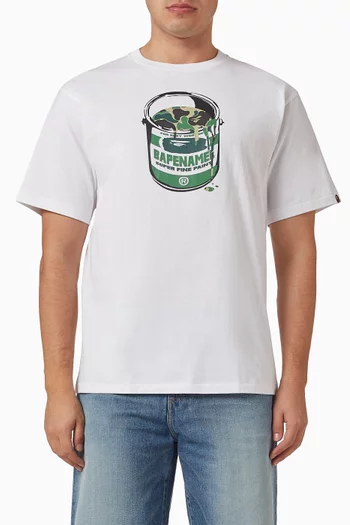 ABC Camo Pant Can T-shirt in Cotton