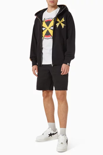 Bapeman X T-shirt in Cotton