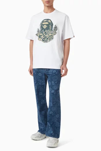 Resort Ape Head T-shirt in Cotton