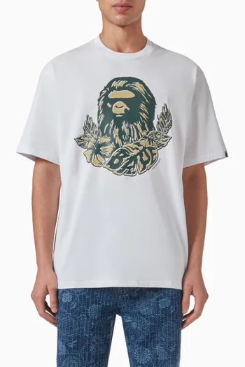 Resort Ape Head T-shirt in Cotton