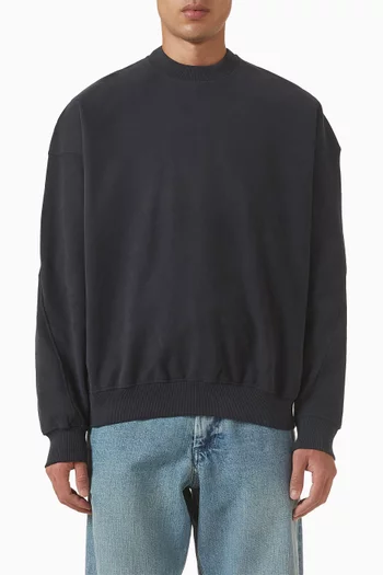 Relaxed Fit Sweatshirt in Cotton