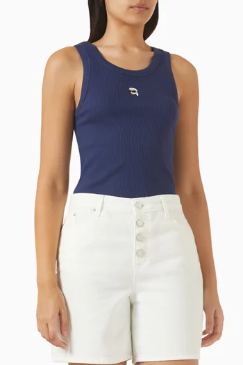 Ikon Tank Top in Cotton-rib