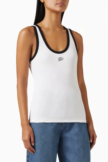 Autograph Logo Tank Top