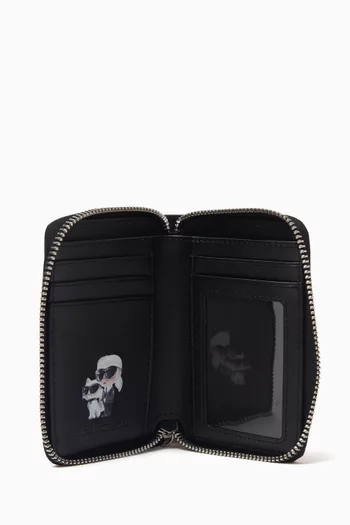 Ikon Zip Wallet in Nylon