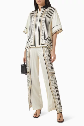 Fluid PJ Shirt  in Viscose